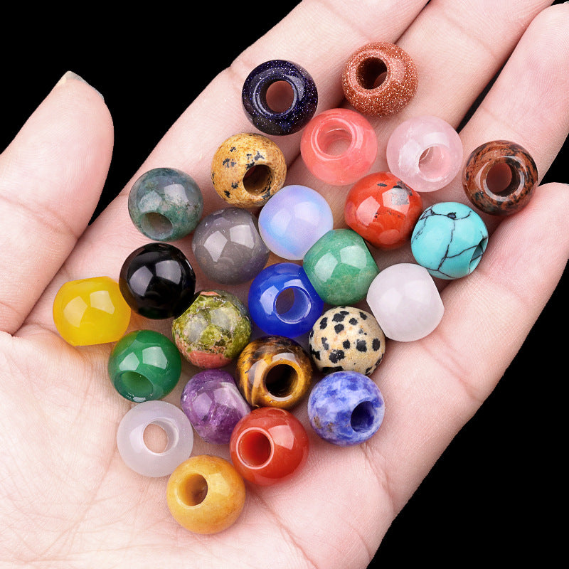 Gemstone Donut Beads – 12mm