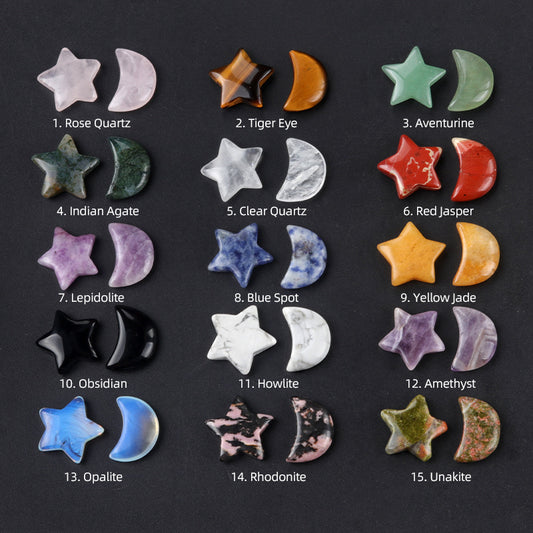 Crystal Star and Moon