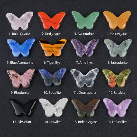 Mini Crystal Butterfly Figurine – 20×30mm
